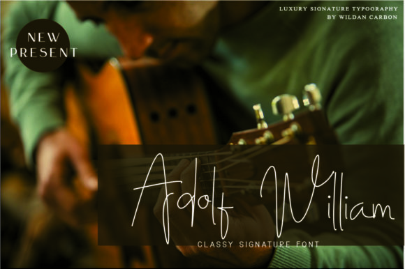 Adolf William: A Casual Chic Handwritten Font for Modern Branding