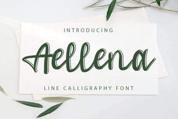 Aellena: A Handwritten Font for Polished Digital Brands