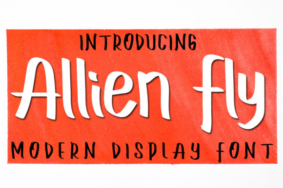 Allien Fly: A Modern Handwritten Typeface for Social Campaigns