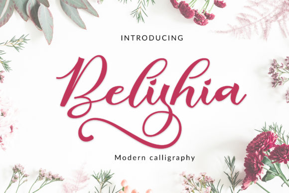 Belishia: The Flowing Handwritten Font for Elegant Craft Projects