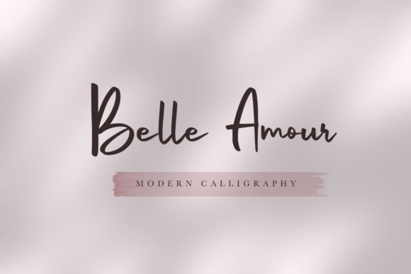 Belle Amour: A Delicate Handwritten Font for Elegant Craft Projects
