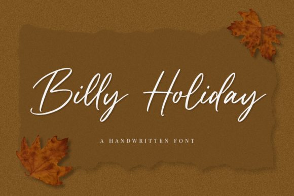 Billy Holiday: A Handwritten Font for Modern Web Design