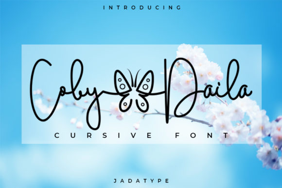 Coby Daila: A Sweet Script Font for Boutique Branding
