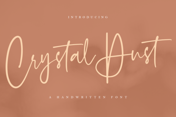 Crystal Dust: Elevating Digital Typography with Handwritten Elegance