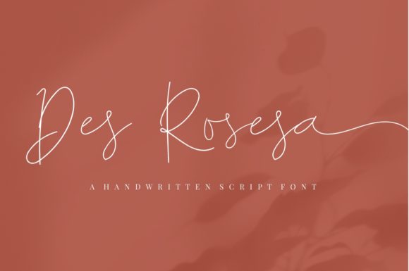 Des Rosesa: Elevating Digital Brand Identity with Elegant Handwritten Typography