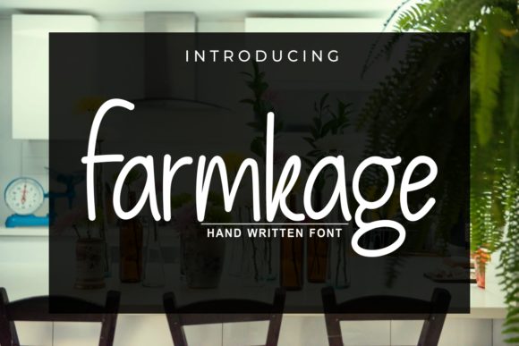 Farmkage: The Handwritten Typeface for Authentic Craft Branding