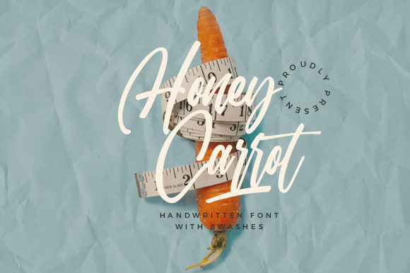 Honey Carrot: A Handwritten Script Typeface for Elegant Web Design