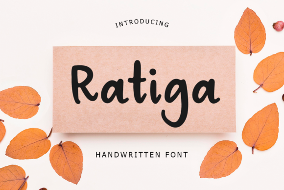 Ratiga: The Handwritten Typeface for Modern Web Design