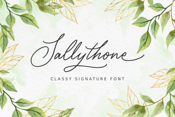 Sallythone: A Classy Script Font for Modern Web Design
