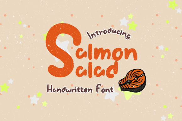 Salmon Salad: The Quirky Handwritten Font for Scroll-Stopping Social Media Graphics