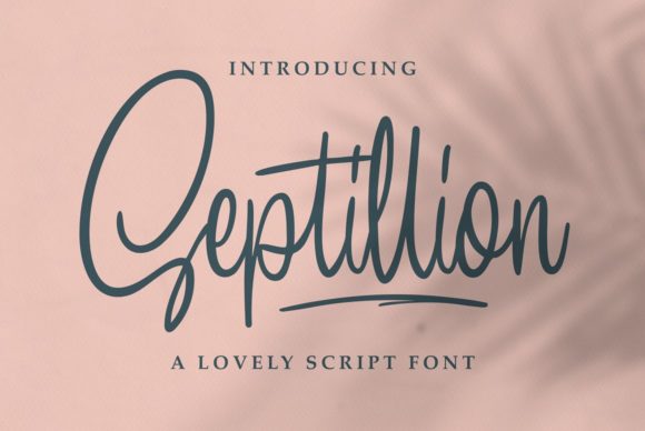Septillion: A Relaxed Handwritten Font for Authentic Brand Identity