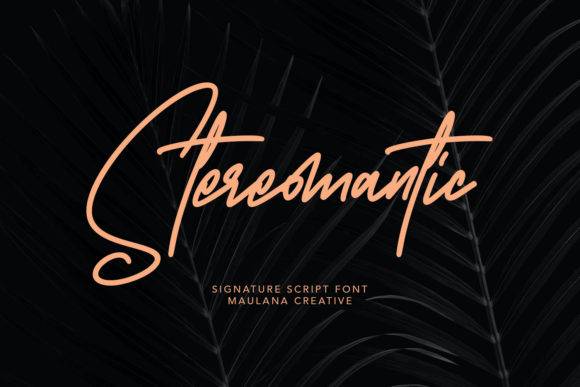 Stereomantic Font Review: A Brush Handwritten Typeface for Brand Identity