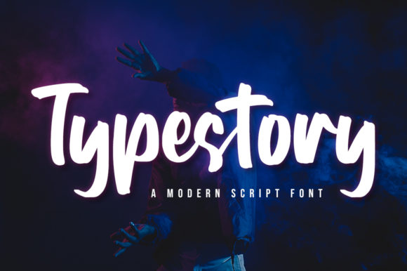Typestory: A Bold Handwritten Typeface for Editorial Design