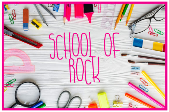 Why School of Rock Is the Perfect Handwritten Typeface for Crafters