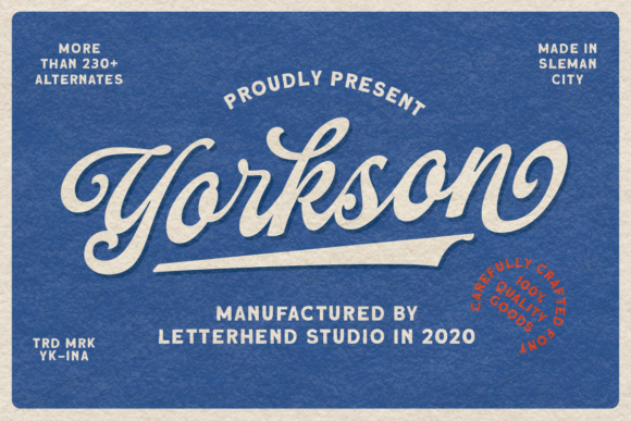 Yorkson Typeface Review: Elevating Editorial Design with Retro Script